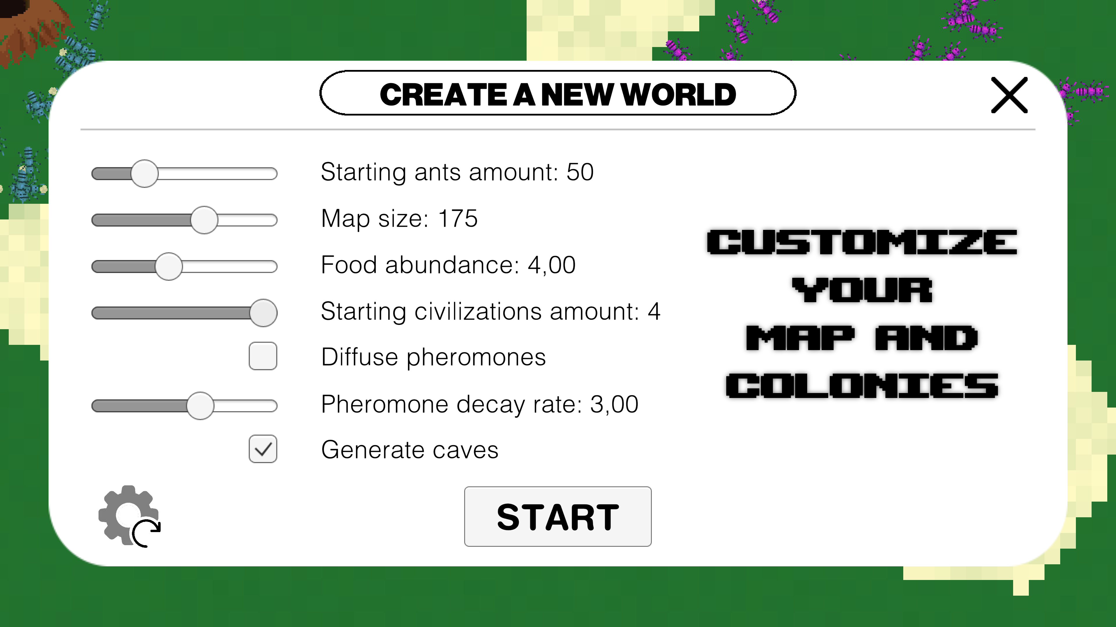 Screenshot of Ants Simulator 2: Total War