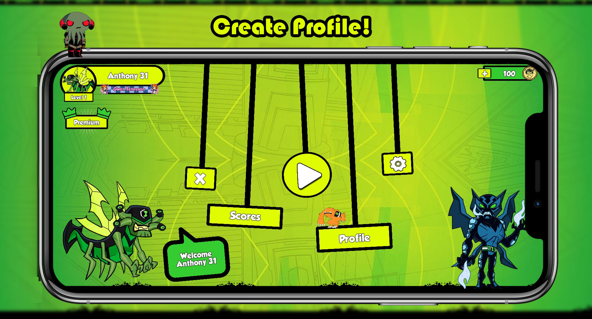 Ben Alien 10 Puzzle Game Screenshot