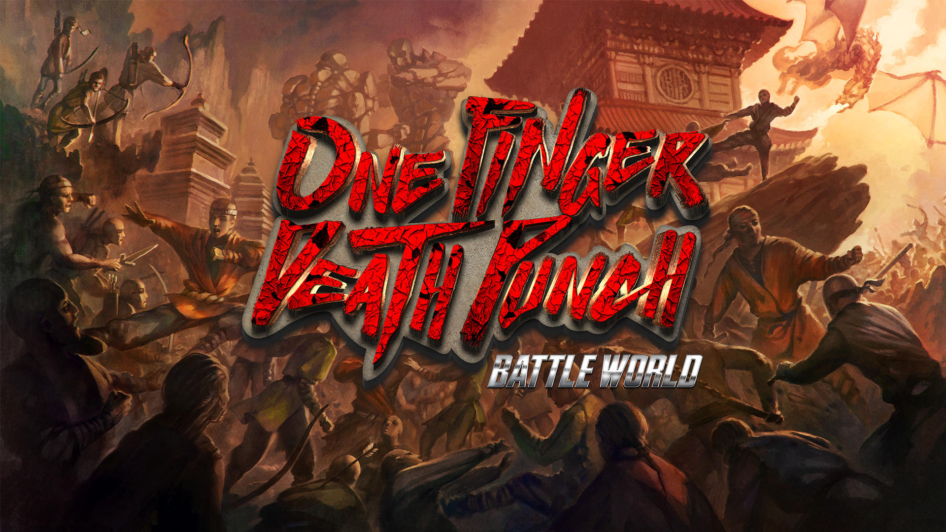 Banner of One Finger Death Punch: Kampfwelt 