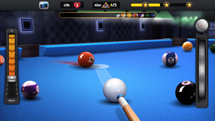 Piscina Clássica 3D Bola 8 versão móvel andróide iOS apk baixar