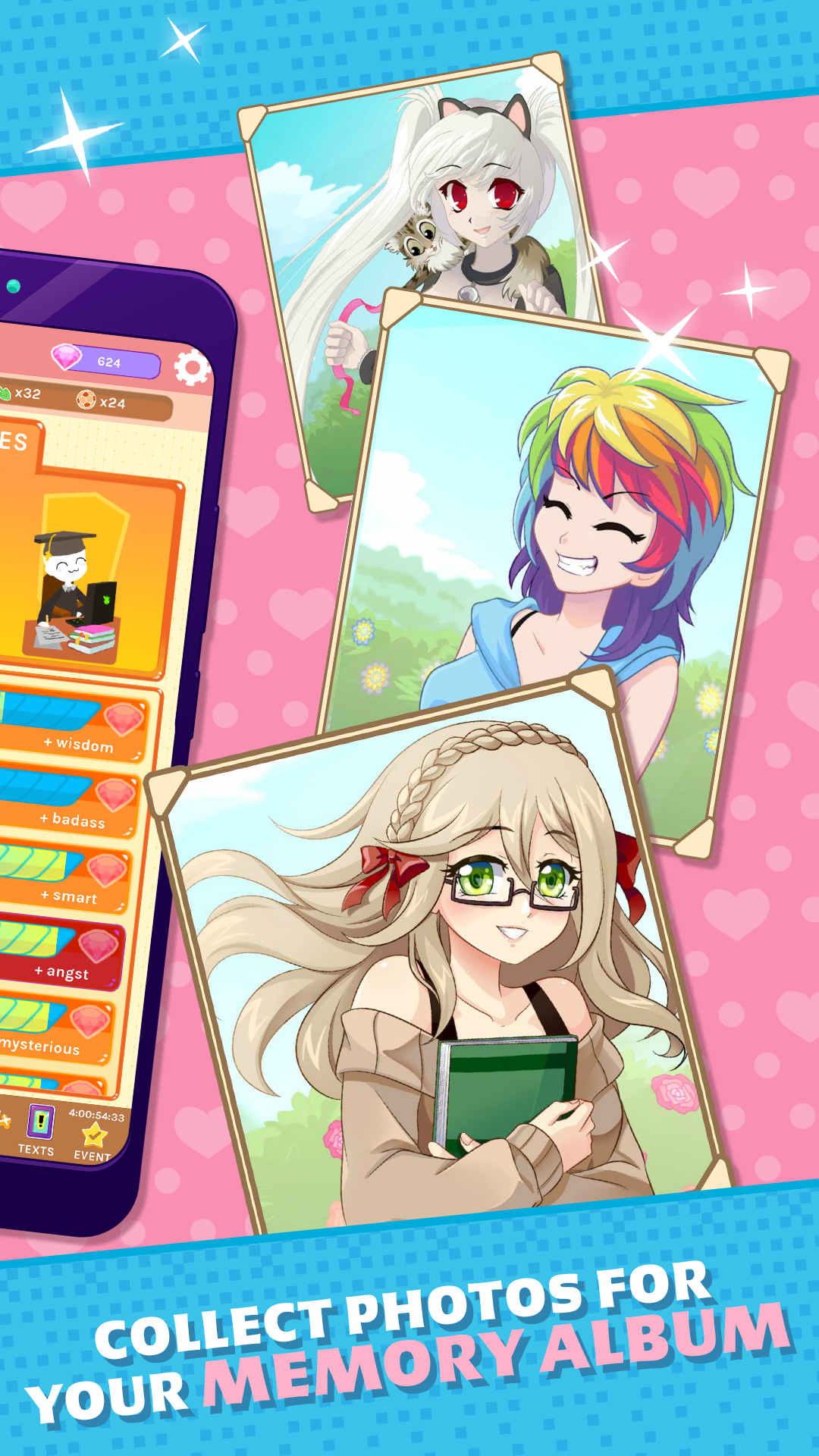 Screenshot of Crush Crush - Idle Dating Sim