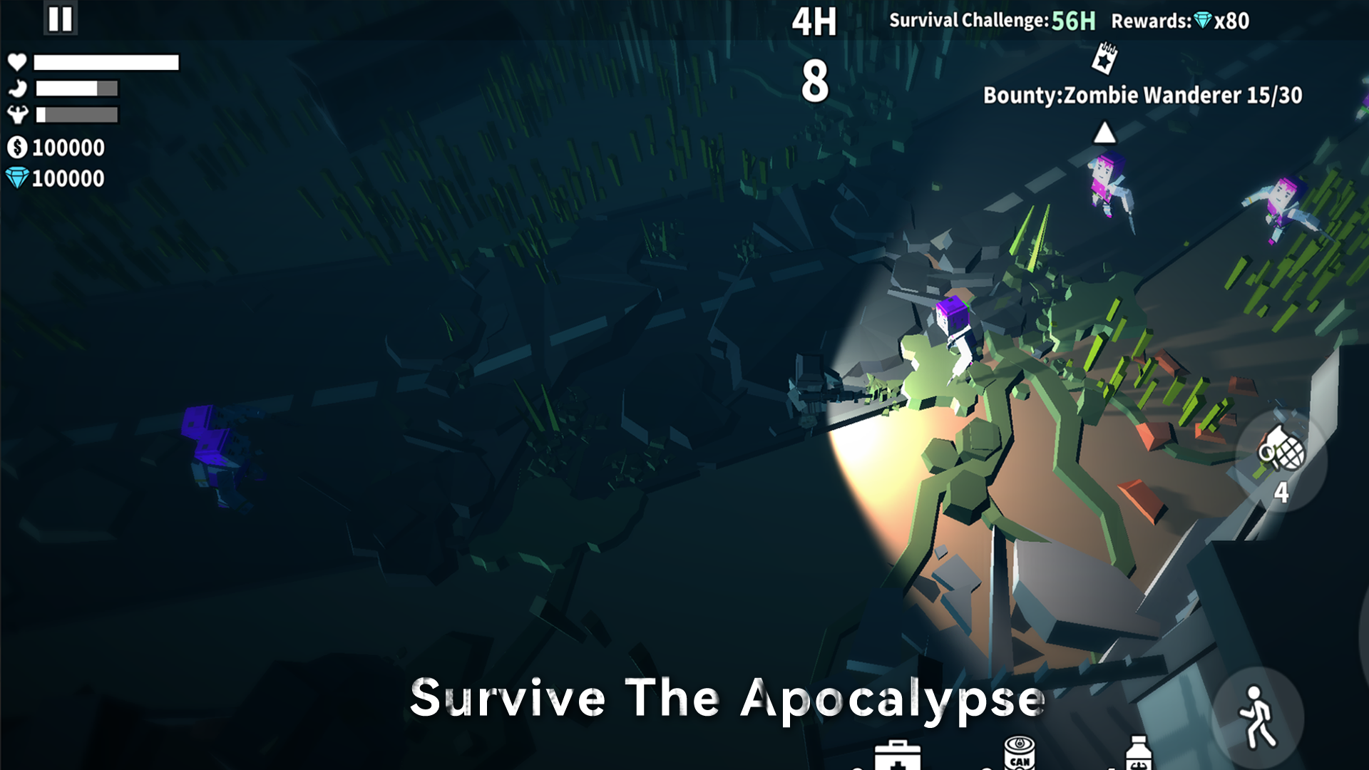 Survivors Of The Zombie World ภาพหน้าจอเกม