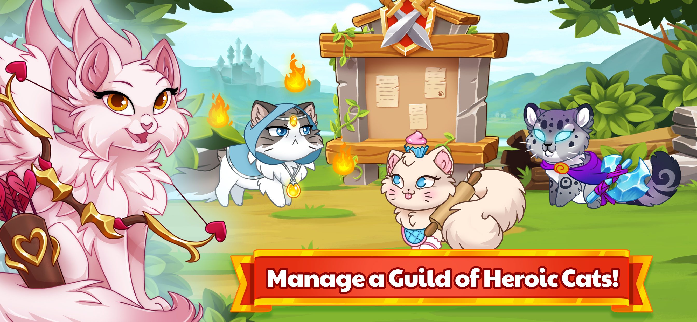 Castle Cats - Idle Hero RPG Game Screenshot