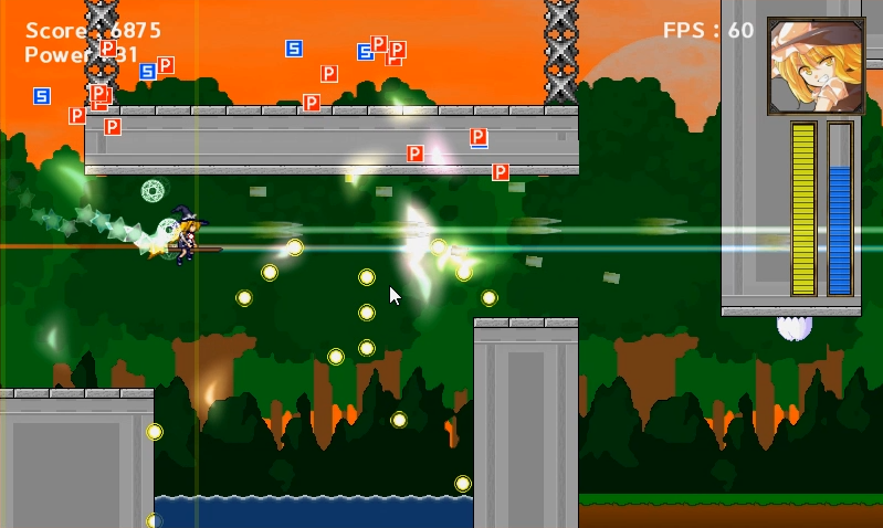 Cuplikan Layar Game [東方] Marisa Quest