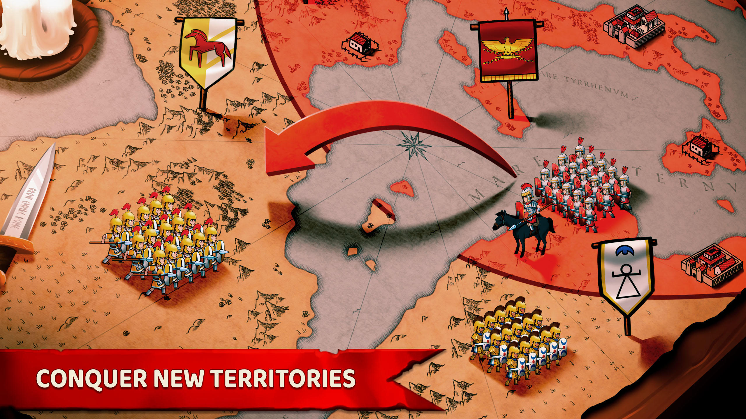 Grow Empire: Rome Game Screenshot