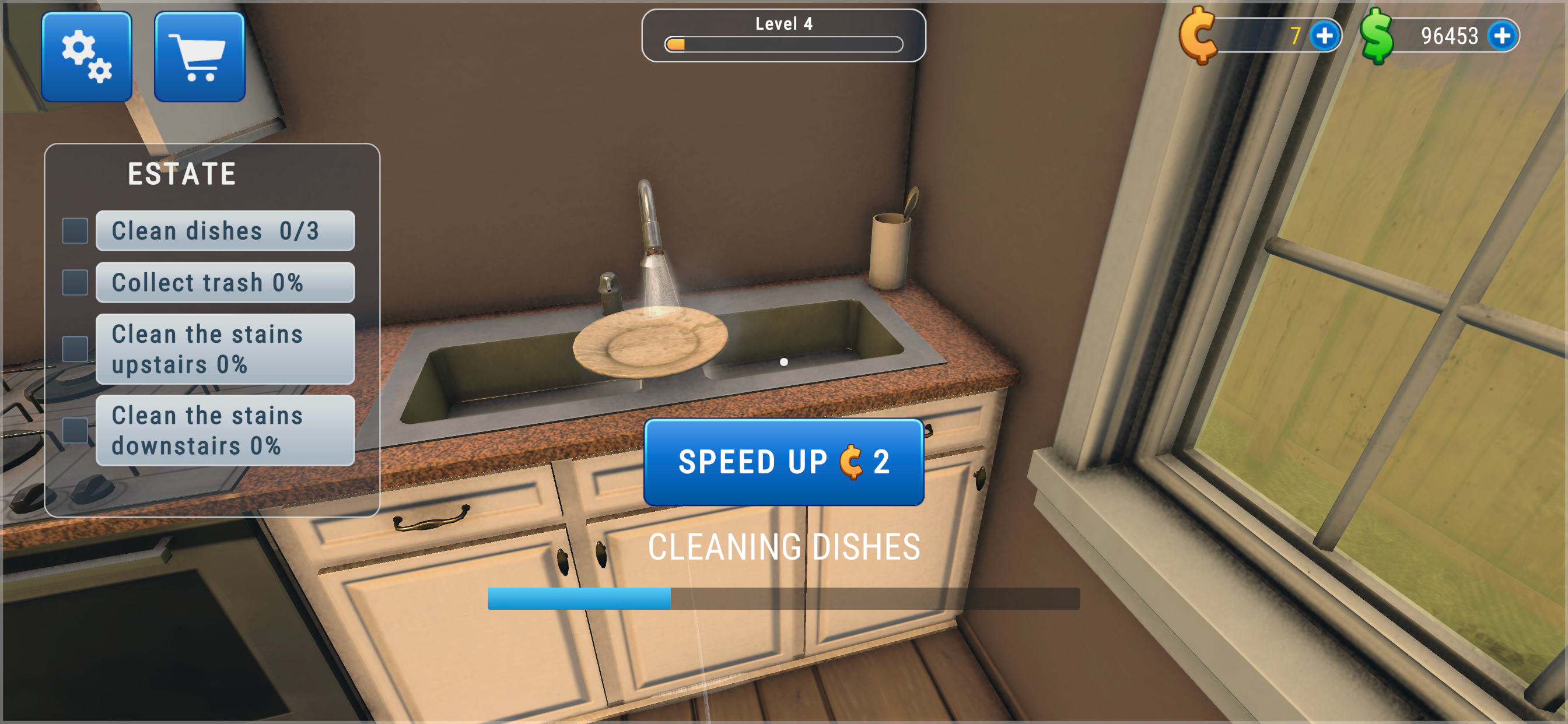 House Cleaner Simulator Game Screenshot