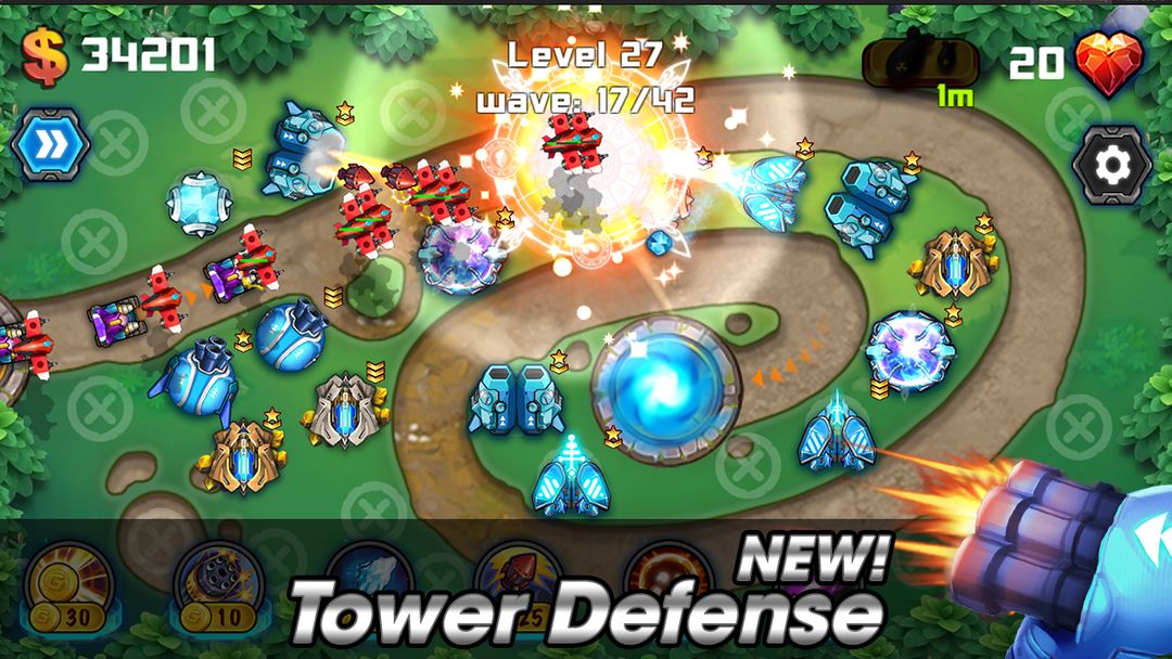 Tower Defense: Battlefield 게임 스크린 샷