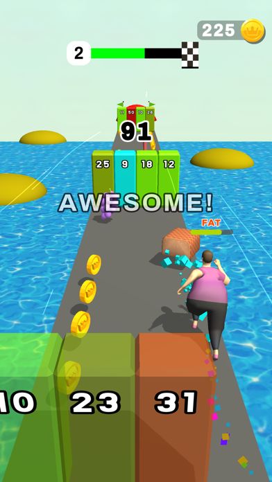 Fat Pusher screenshot game