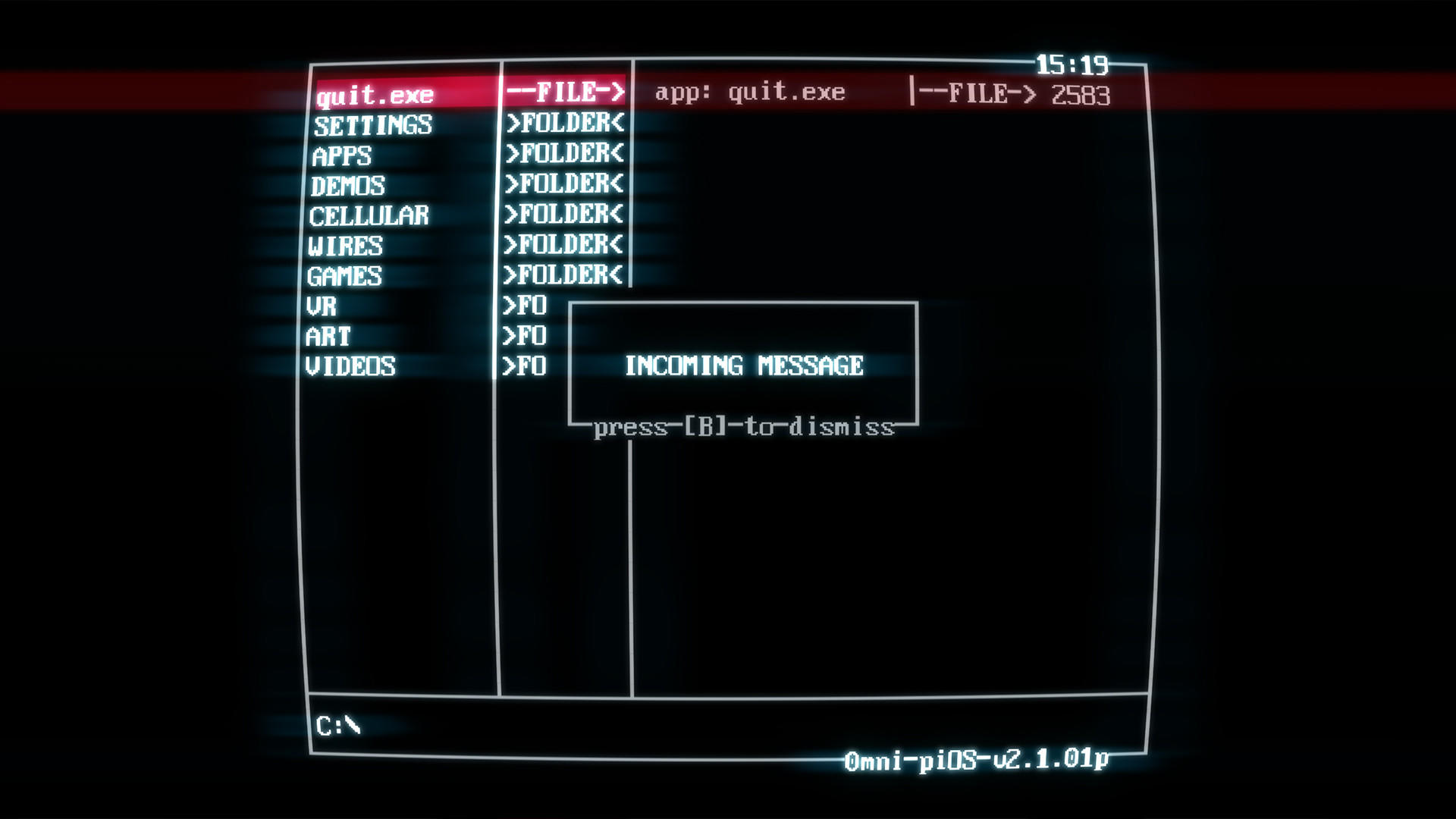 Screenshot of SUPERHOT