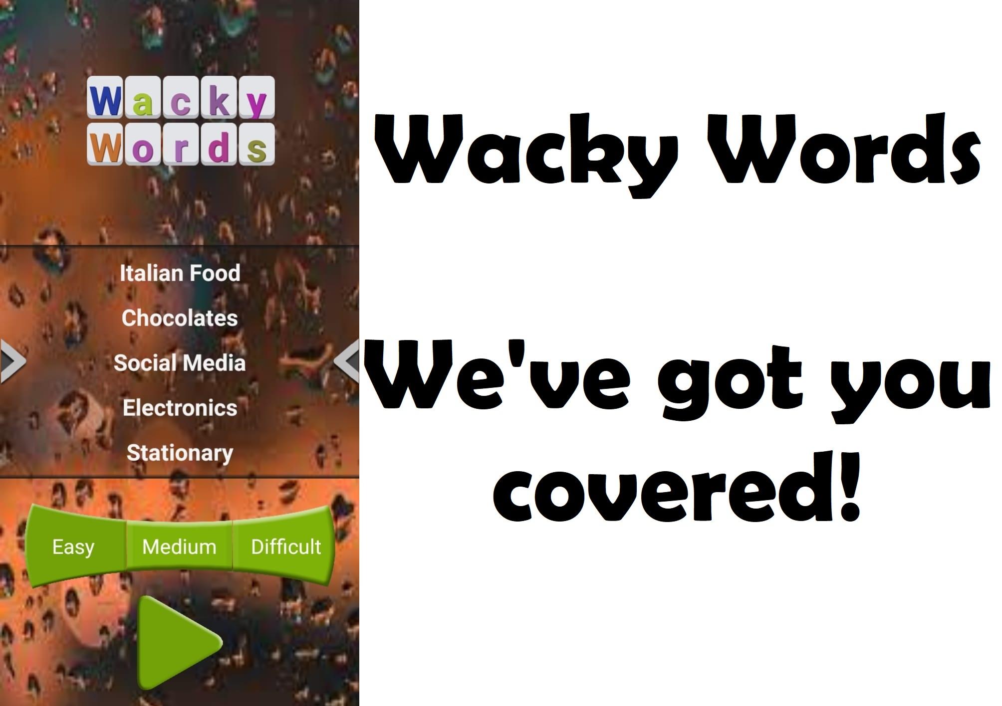 Wacky Words - Word Search screenshot game