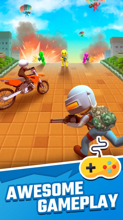 Battle Royale Run Game Screenshot