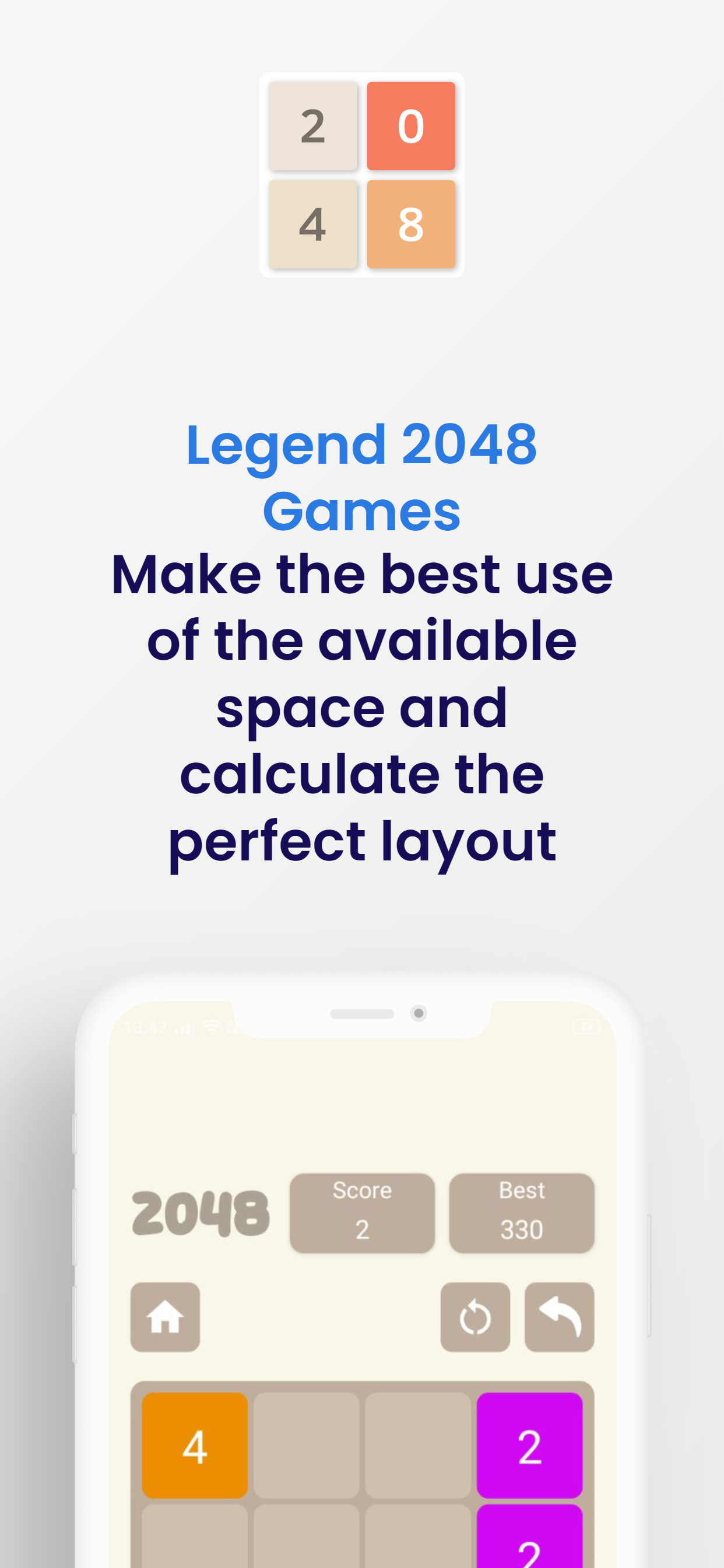 Cuplikan Layar Game Legend 2048 Games