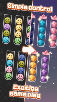 Sorting Ball Quiz Game Screenshot