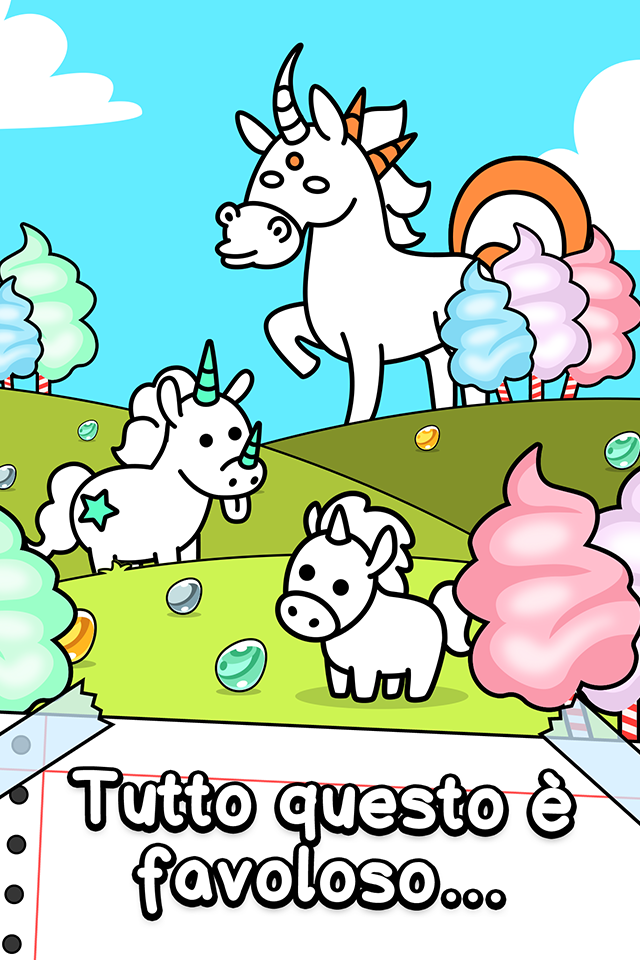 Screenshot 1 of Unicorn Evolution Gioco Magico 1.0.58