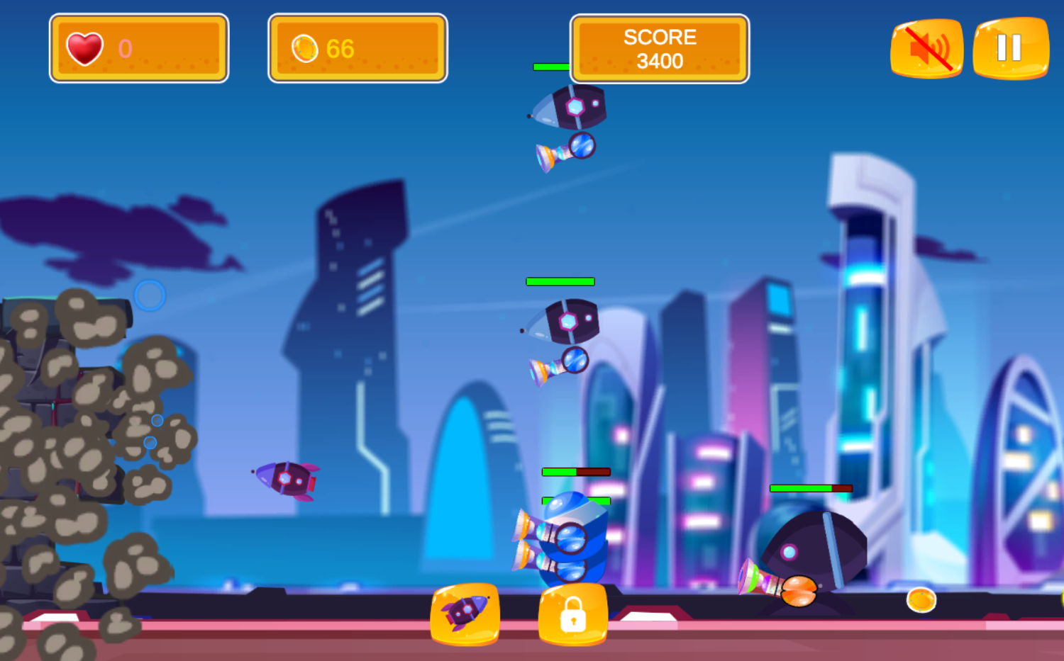 Cosmic Conflict Game Screenshot