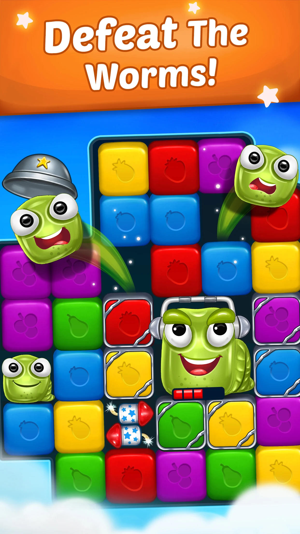 Fruit Cube Blast Game Screenshot