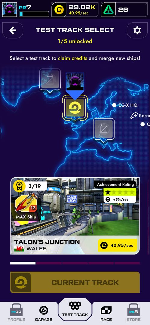 Screenshot of wipEout Merge