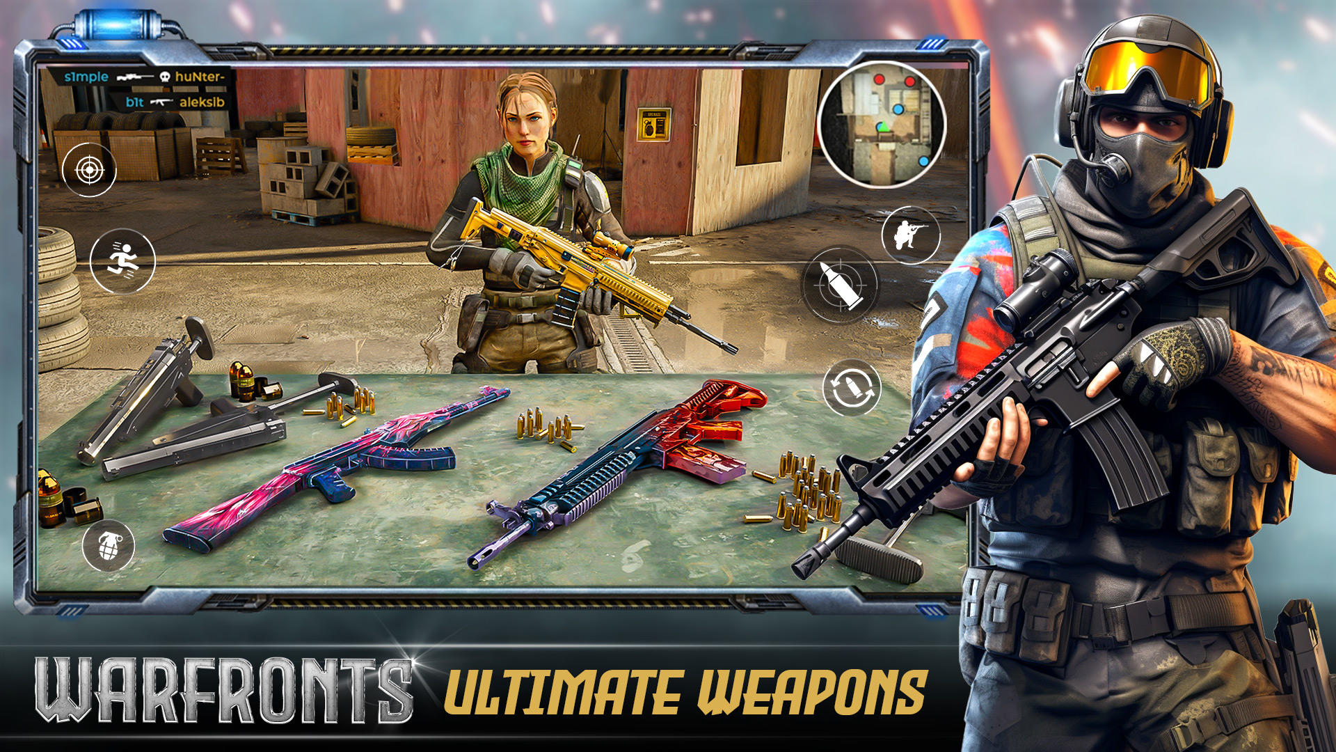 Warfronts Mobile – FPS Shooter ภาพหน้าจอเกม