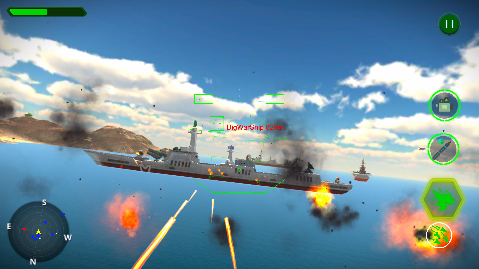 Modern Air Fighters ภาพหน้าจอเกม
