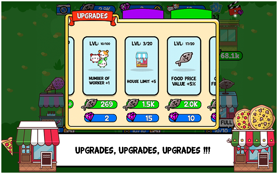 Cuplikan Layar Game Princess Cat Nom Nom Evolution