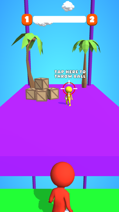 Скриншот игры Throw Balls 3D