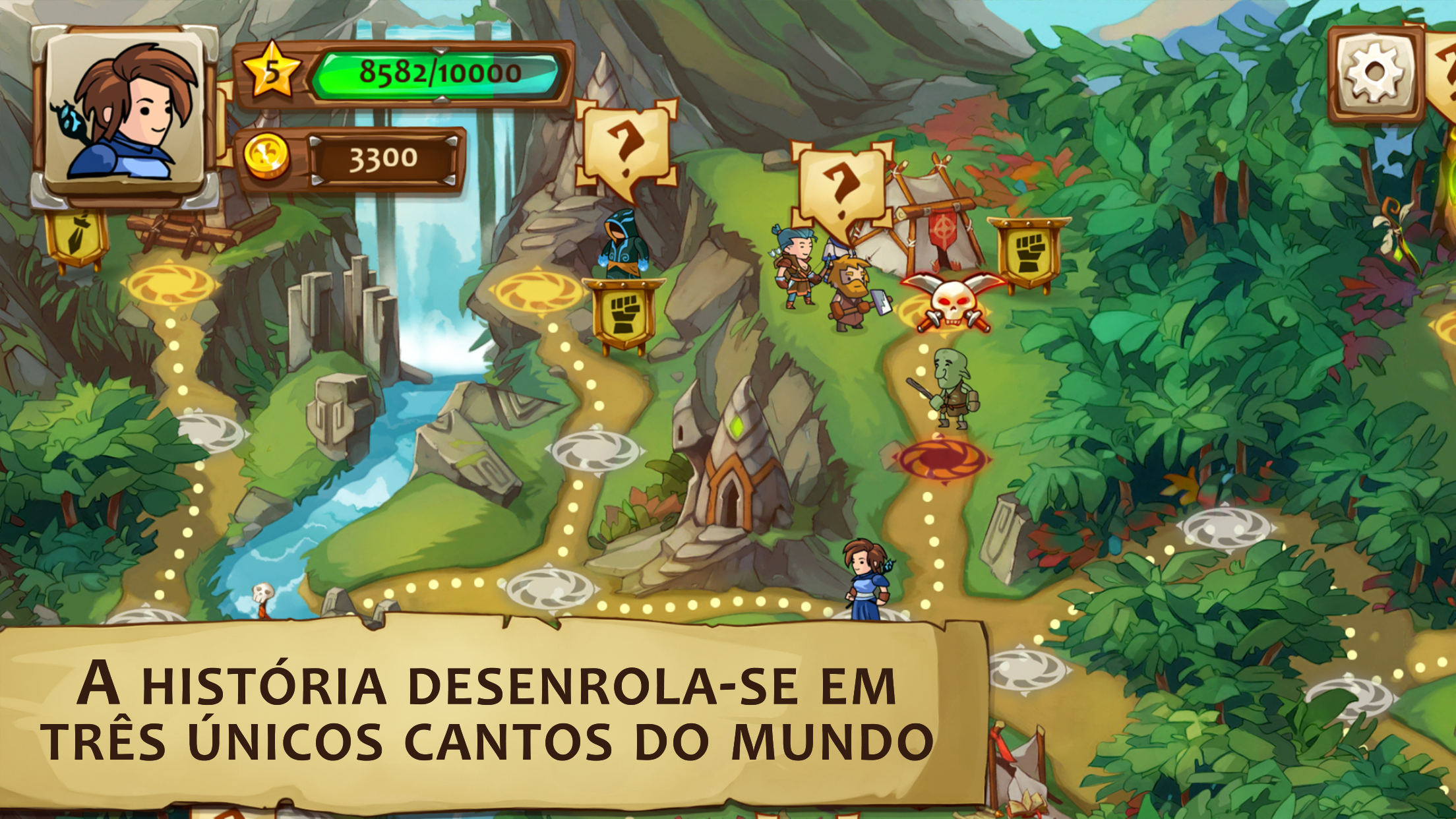 Captura de Tela do Jogo Braveland Wizard