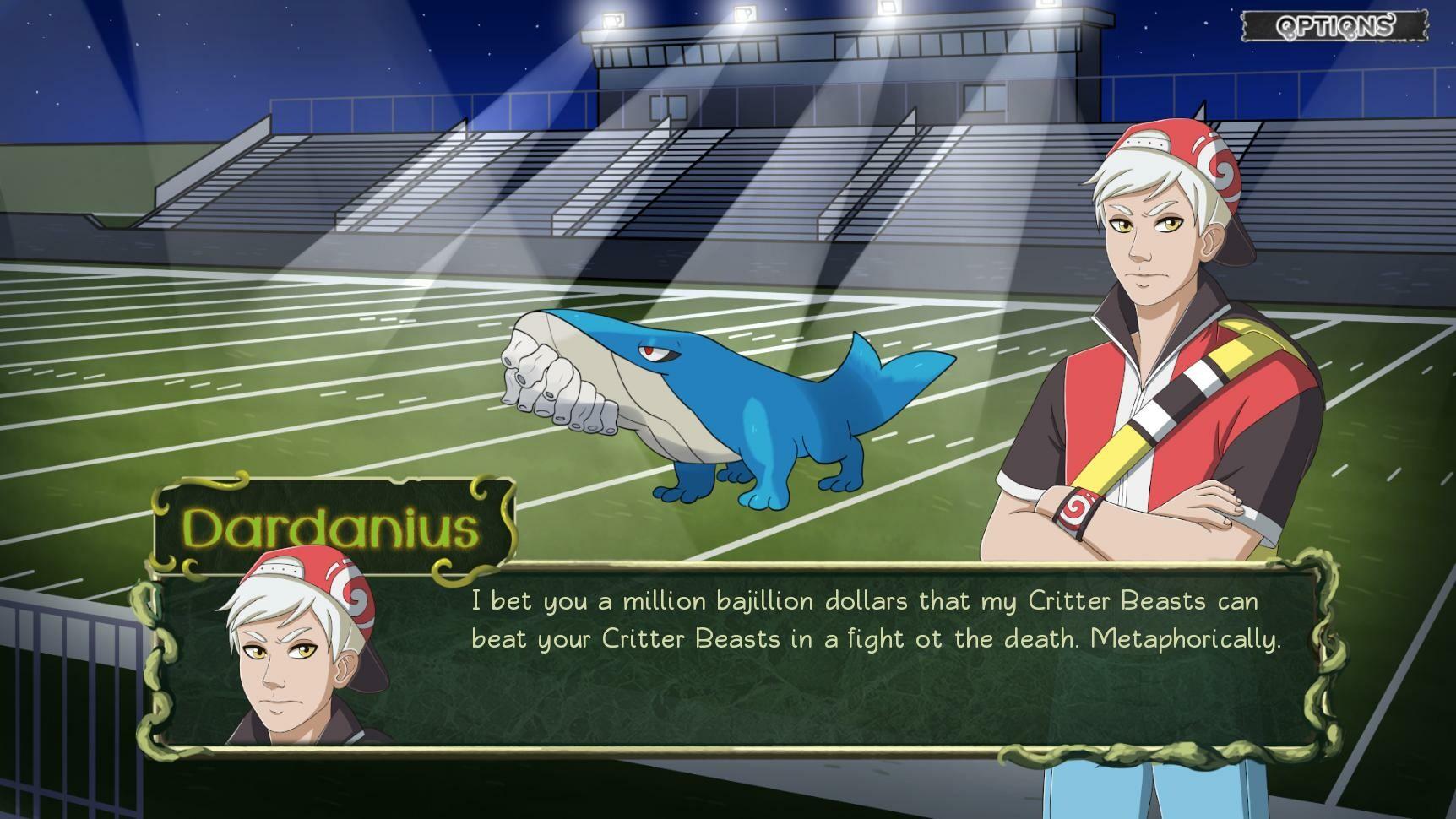 Screenshot of Tentacle Prawn: (Actually) A Cthulhu Dating Sim