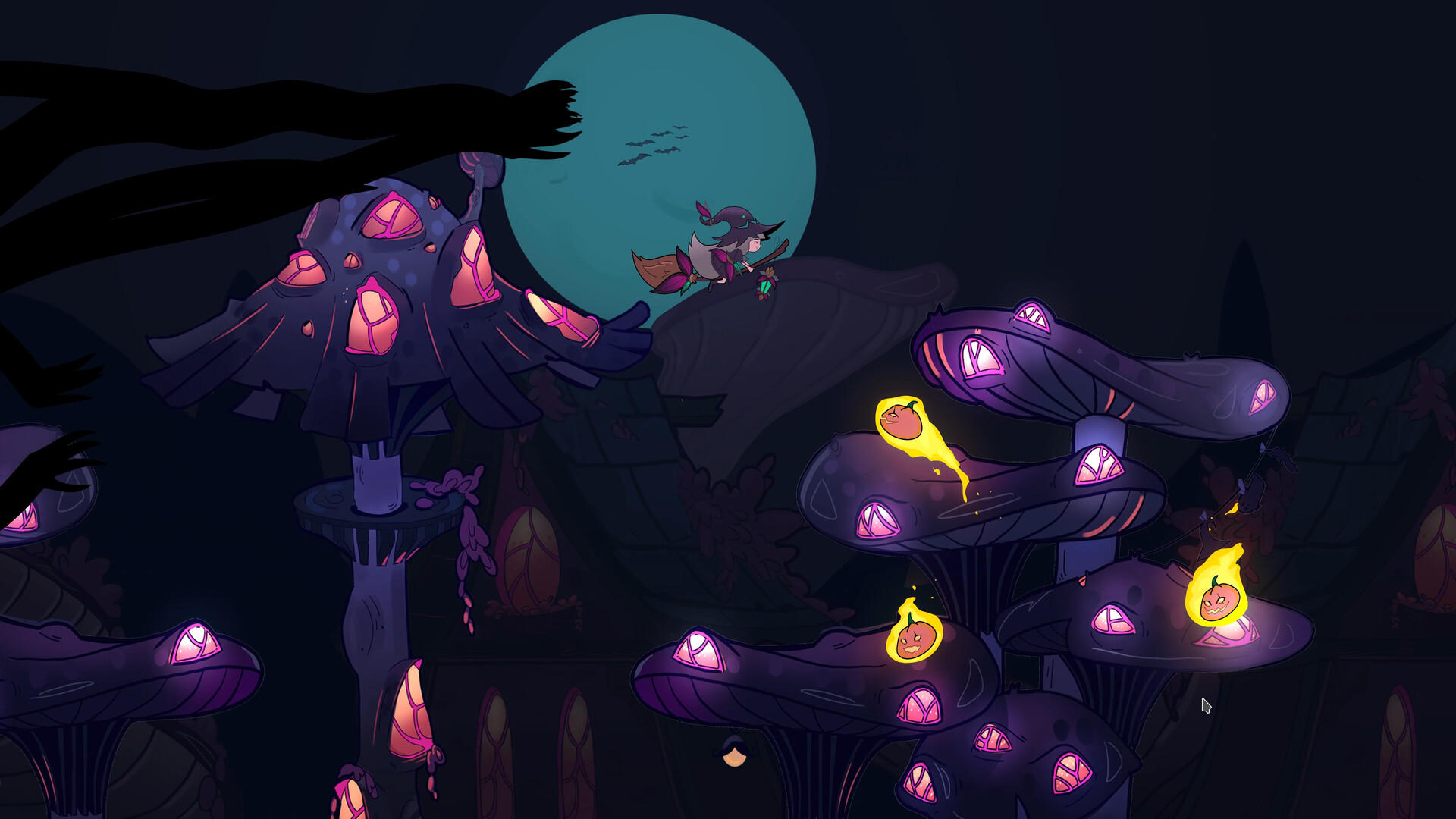 Firefly Witch screenshot game