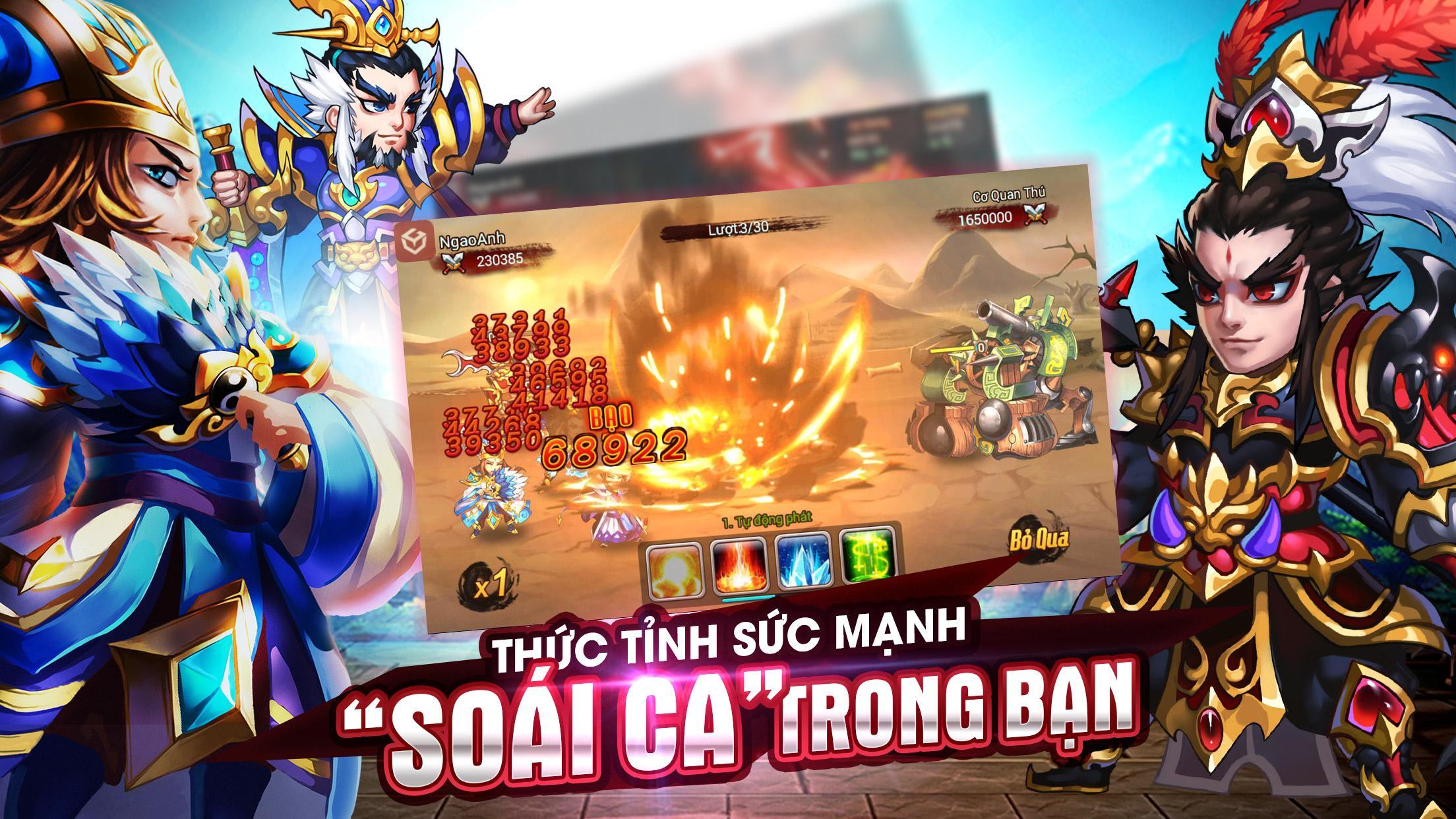 Soái Ca Tam Quốc Game Screenshot