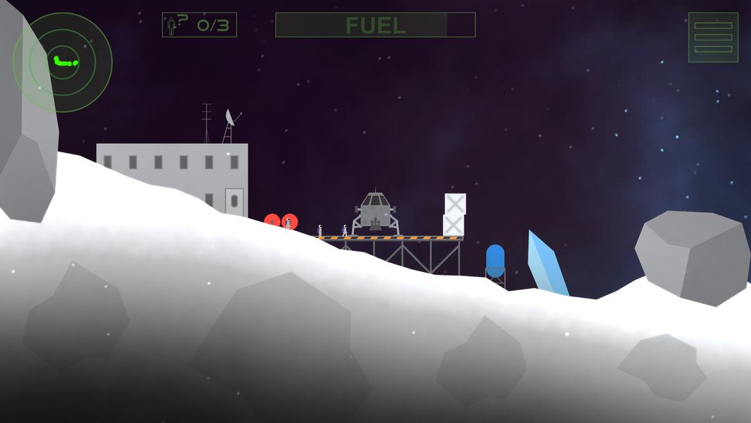 Lunar Rescue Mission: Spacefli 게임 스크린 샷