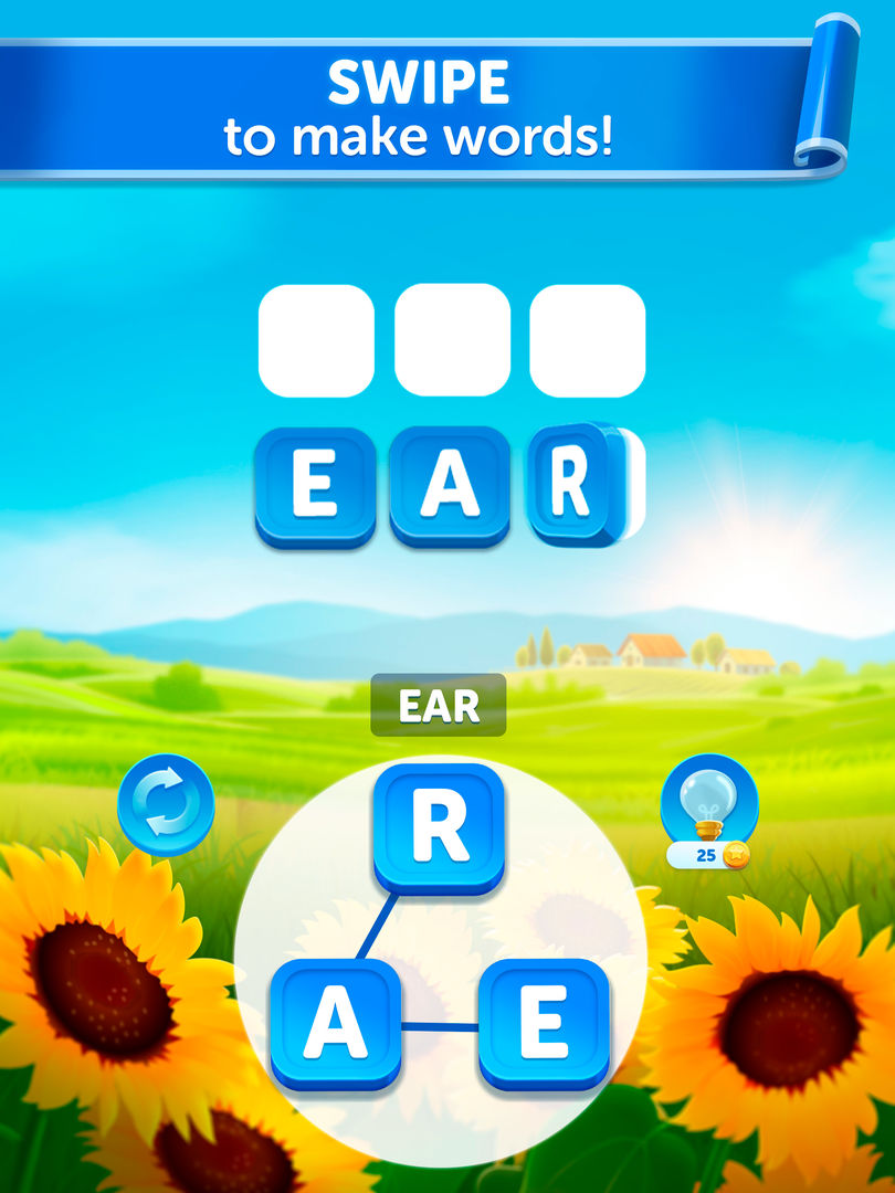 Screenshot of Bouquet of Words: Word Game