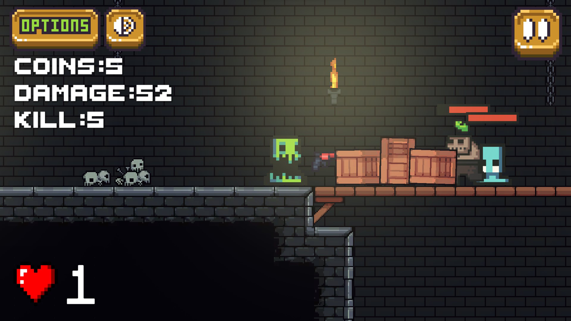 Green Monster Game Screenshot