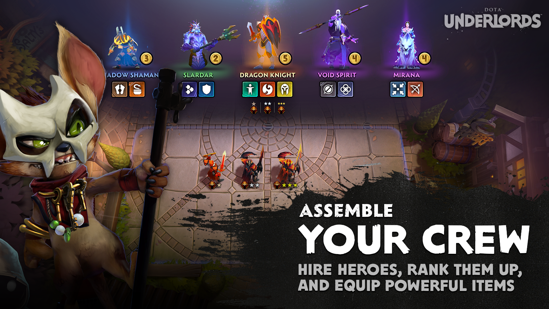 Dota Underlords Game Screenshot