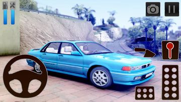 Car Driving Simulator Mitsubishi ゲームのスクリーンショット