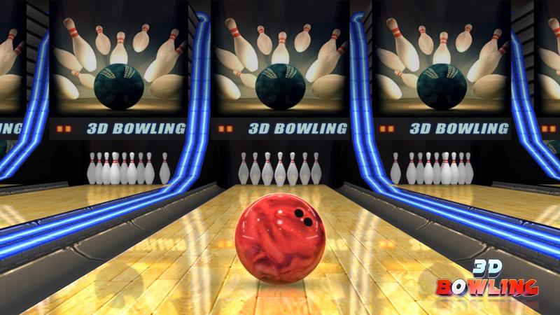Screenshot of 3D Bowling