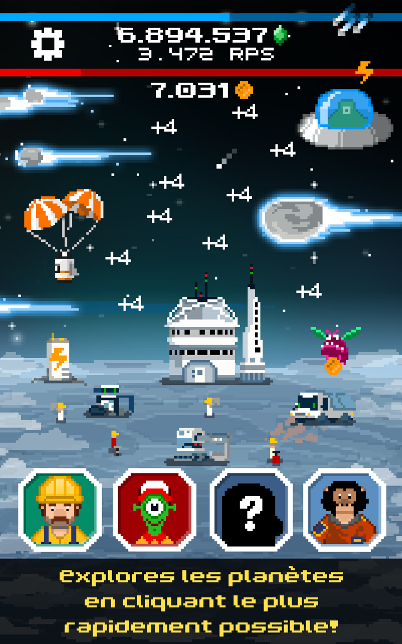 Tap Galaxy – Deep Space Mine 게임 스크린샷