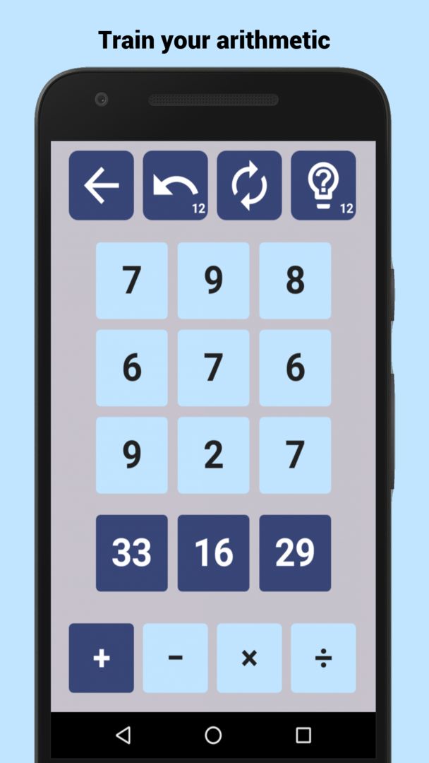 NumberDrop: Hard Math Puzzles ภาพหน้าจอเกม