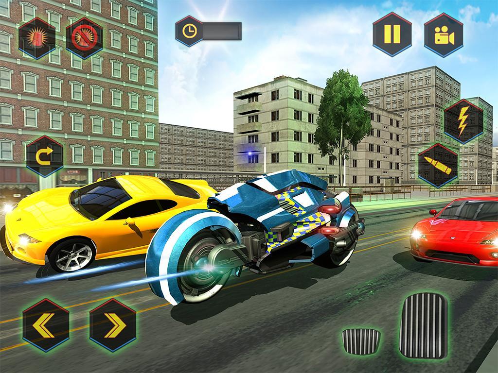 Police Moto Robot Superhero Game Screenshot
