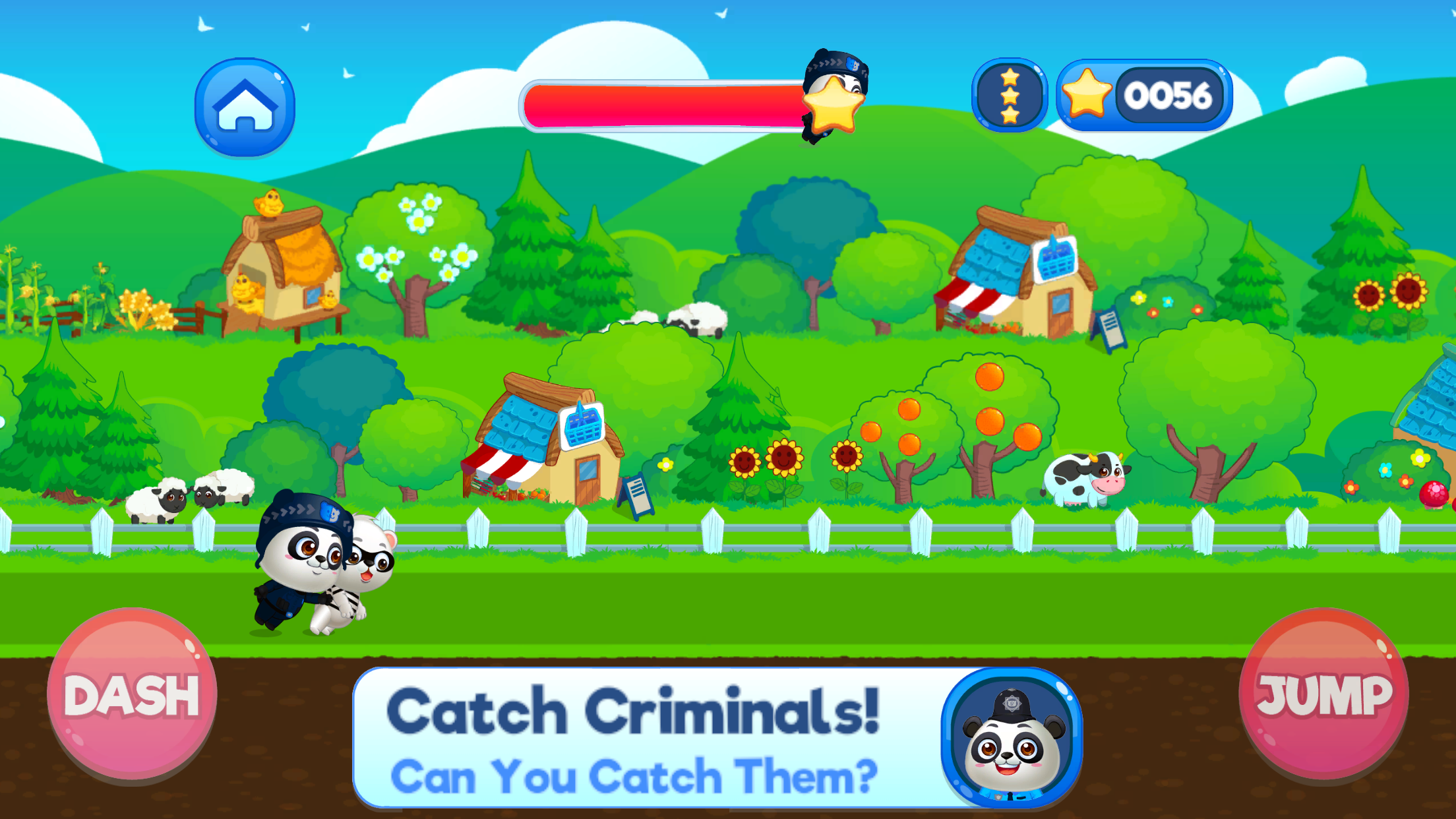 Panda Panda Police ภาพหน้าจอเกม