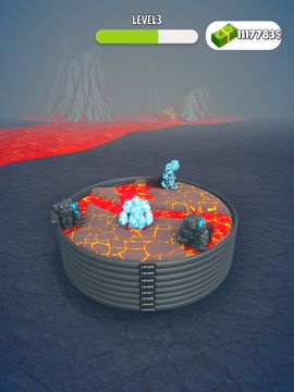 Captura de Tela do Jogo Merge Master: Melt Monsters
