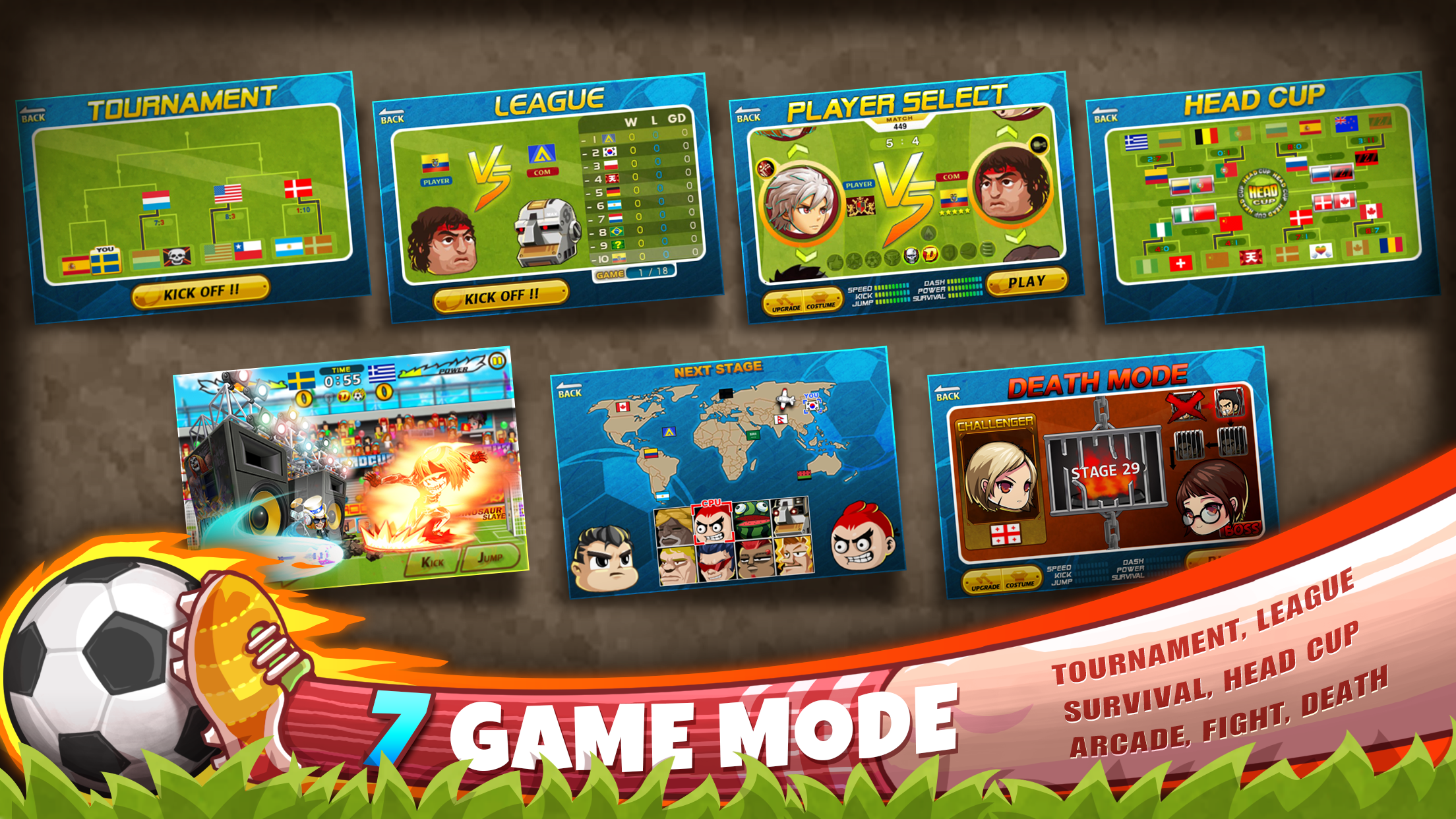 Head Soccer Game Screenshot