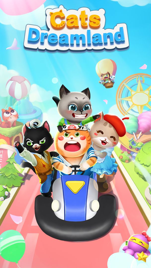 Screenshot of Cats Dreamland:  Free Match 3 Puzzle Game