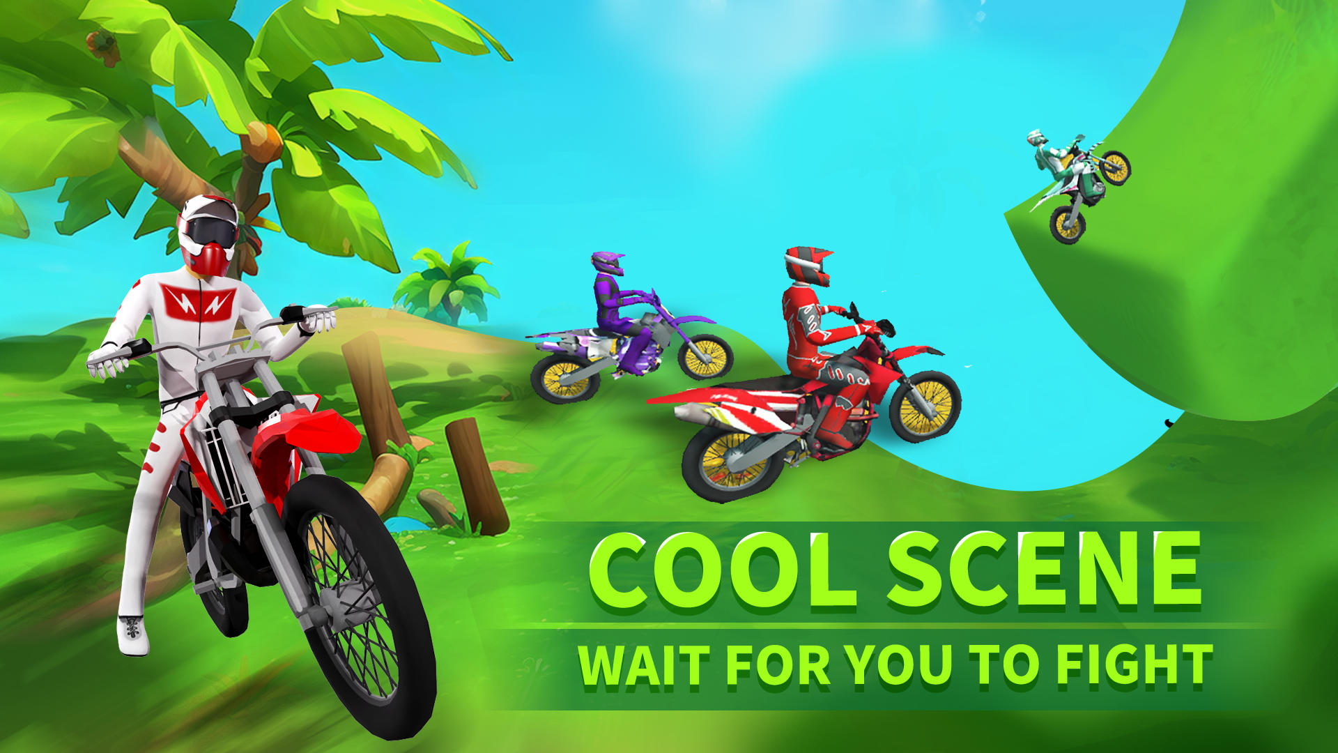 Screenshot of Motocross Bike Racing Game