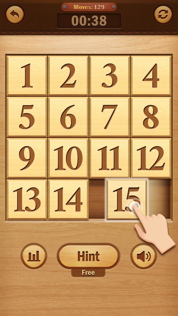 Number Puzzle - Sliding Puzzle 게임 스크린 샷