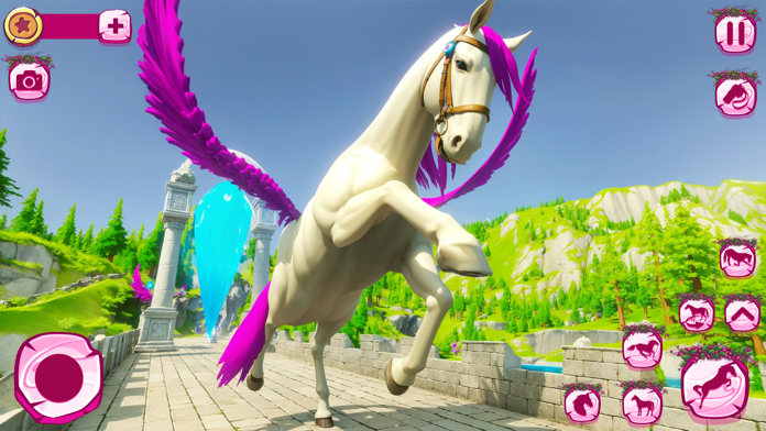 My Flying Horse Herd Care Sim Game Screenshot