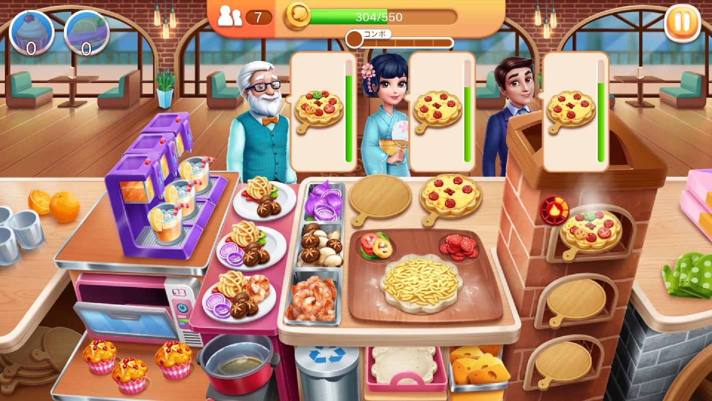 グルメストリート: 私の食堂物語シリーズ料理 ゲーム ゲームのスクリーンショット