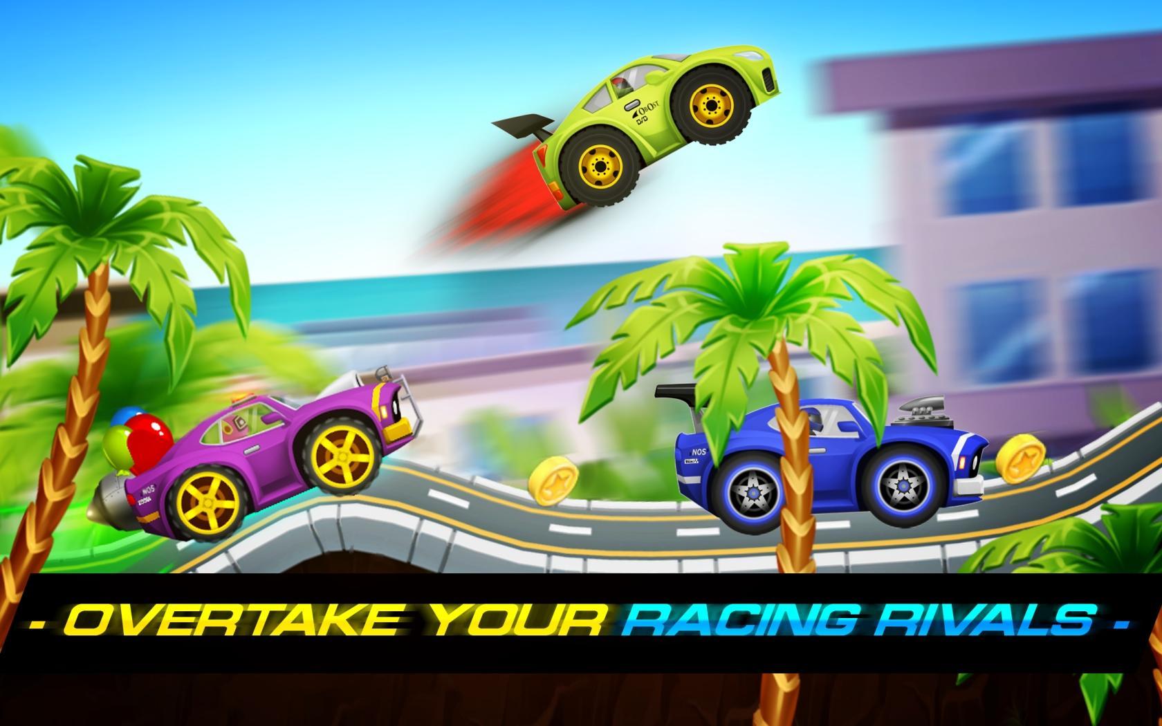 Sports Cars Racing: Chasing Cars on Miami Beach Game Screenshot