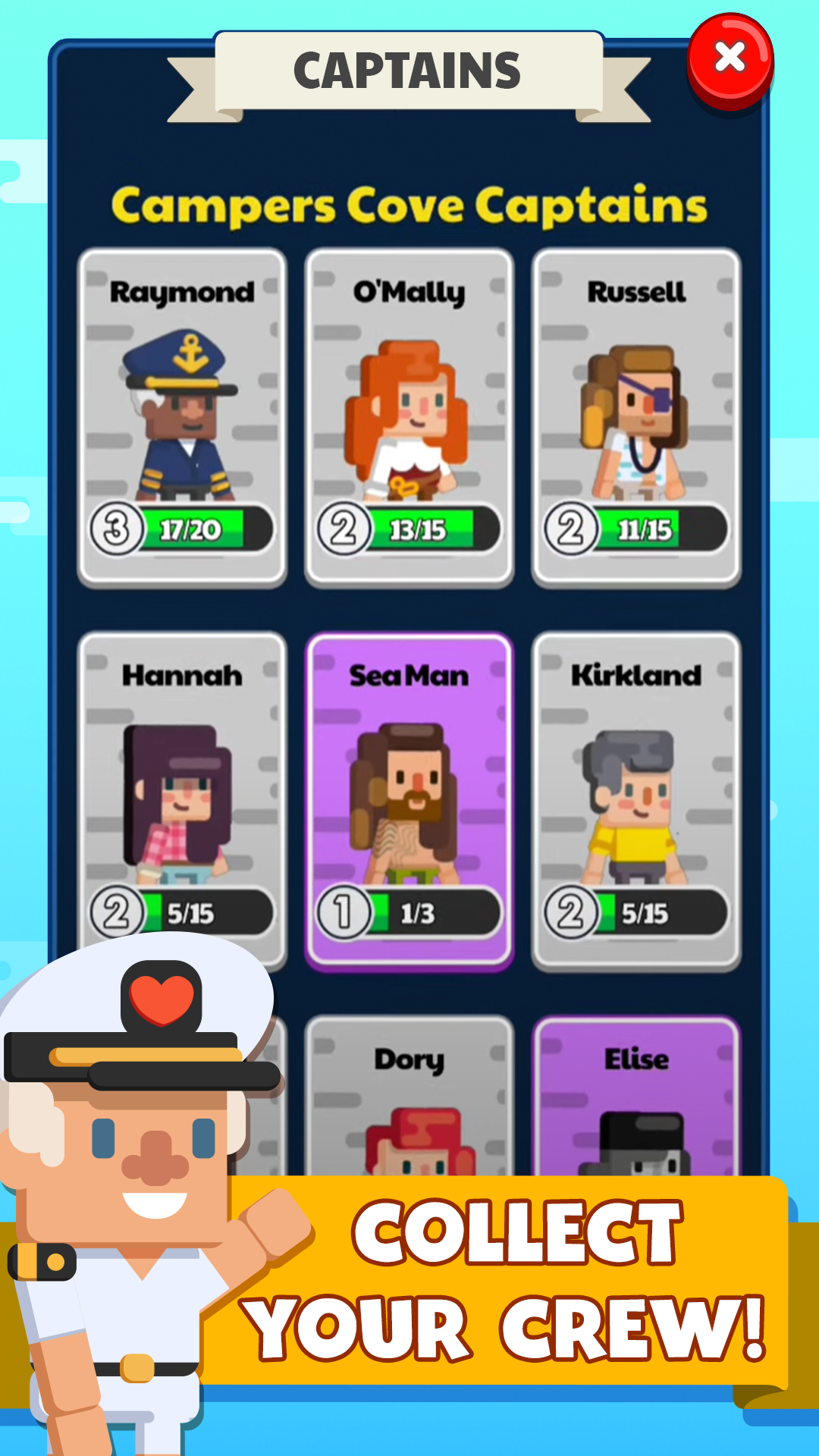 Idle Fishing Story ゲームのスクリーンショット