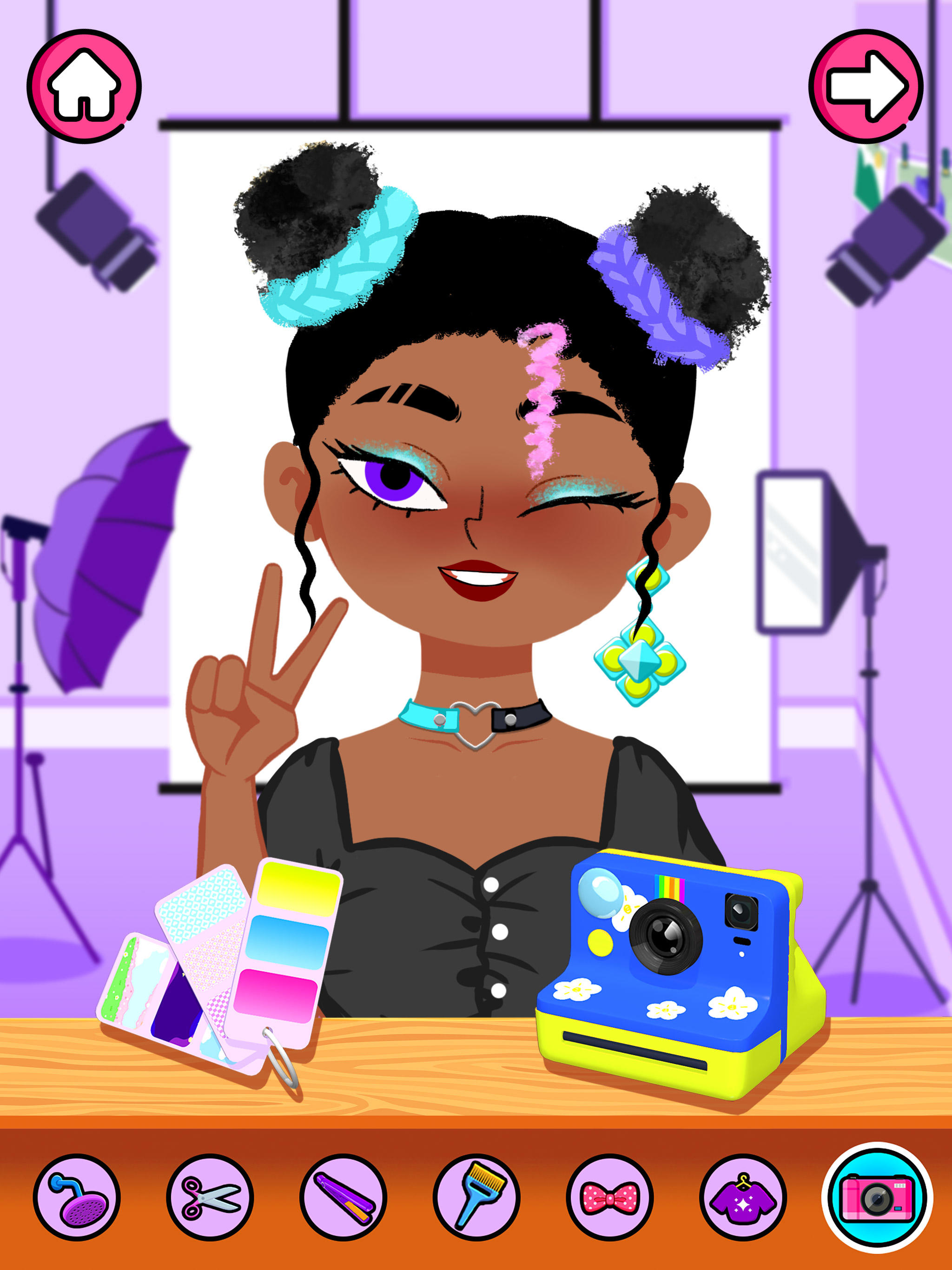 Hair Salon Makeup Girls Games Game Screenshot