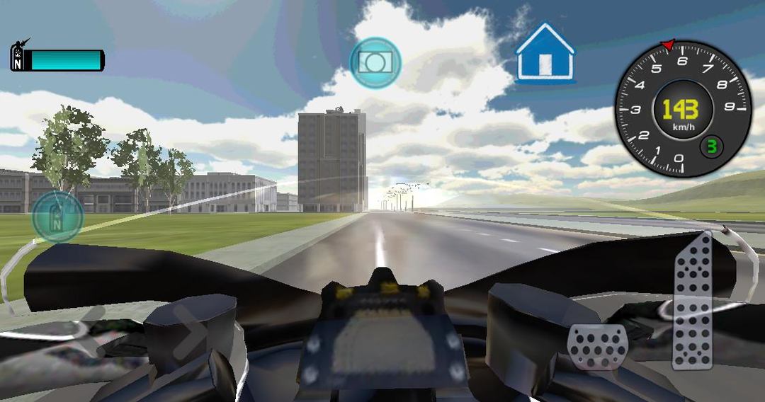 Screenshot of Fast Motorcycle Driver 3D